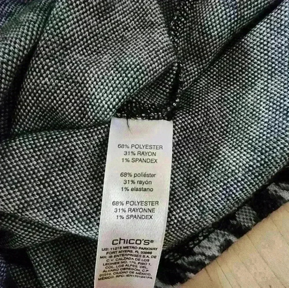 Chicos leopard print top size 1 - Picture 7 of 7